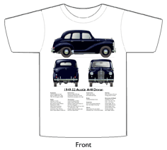 Austin A40 Devon 1949-52 T-shirt Front